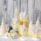 Village Houses Ceramic Christmas Tree Porcelain Plastic Vintage Truck Snow Covered Branch Trees for Xmas Party Table Decorations